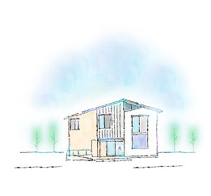 工房しゅしゅ建物イラスト